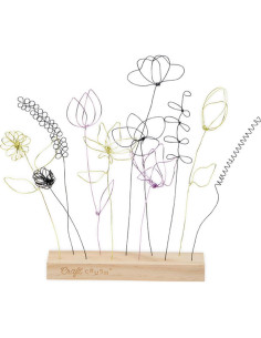 Kit de Manualidades Craft Crush - Flores de Alambre 25 cm 2