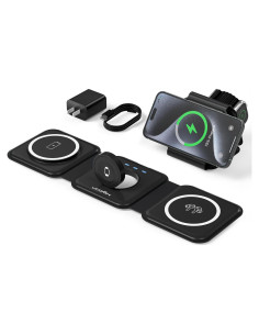 Estación de Carga 3 en 1 UCOMX Inalámbrica para Apple