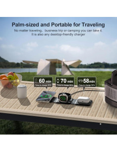 Estación de Carga 3 en 1 UCOMX Inalámbrica para Apple 2