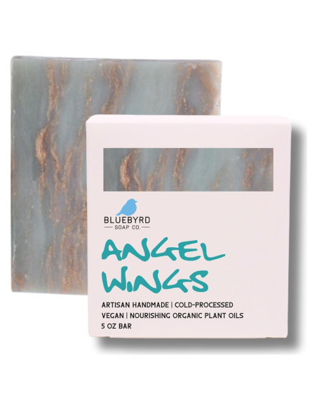 Barra de Jabón Natural Bluebyrd Soap Co. para Niños - Fragancia Ángel