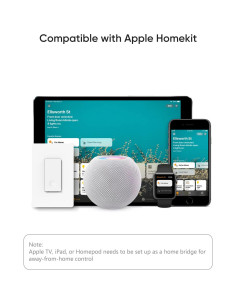 Interruptor de Luz Inteligente TREATLIFE HomeKit Paquete de 2 2