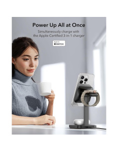 Cargador Inalámbrico 3 en 1 ESR para Apple - Negro 2