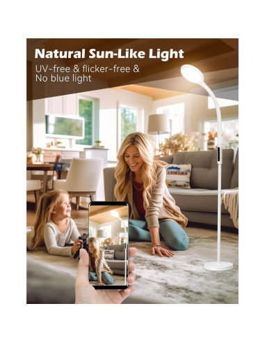 Lámpara de Terapia de Luz Aoife 11000 Lux Control Remoto