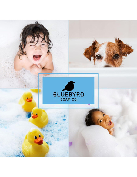 Barra de Jabón Natural Bluebyrd Soap Co. para Niños - Fragancia Ángel