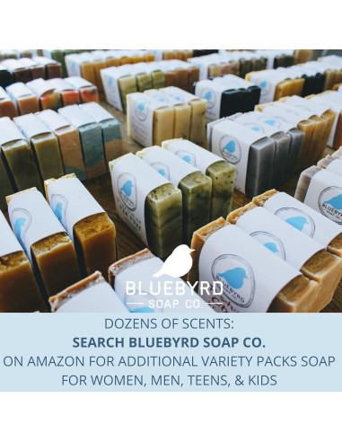 Barra de Jabón Natural Bluebyrd Soap Co. para Niños - Fragancia Ángel