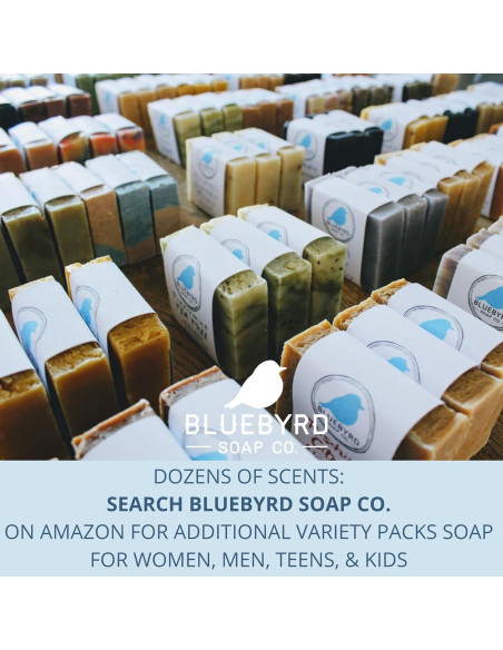 Barra de Jabón Natural Bluebyrd Soap Co. para Niños - Fragancia Ángel