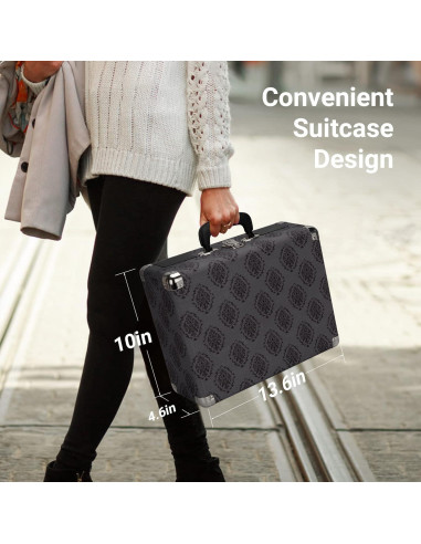 Reproductor de Vinilo ByronStatics Bluetooth 5.0 3 Velocidades