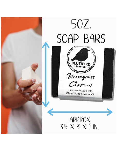 Barra de Jabón Natural Bluebyrd Soap Co. para Niños - Fragancia Ángel