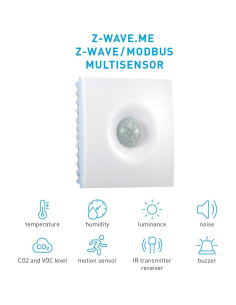 Multisensor Z-Wave.Me 8-en-1 Temperatura, Humedad, Luz 2