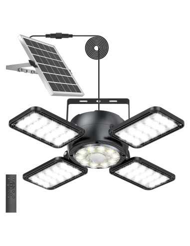 Luz Solar Colgante INXPHY 1200 Lúmenes 6500K IP65
