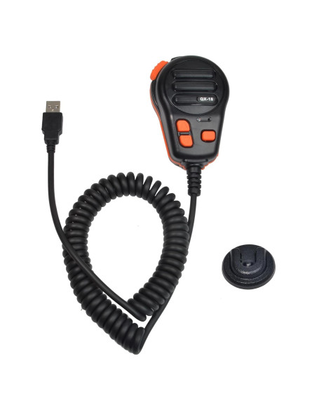 Micrófono USB-A QX-18A con Soporte y Altavoz para PC