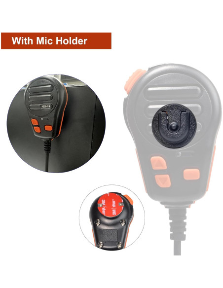 Micrófono USB-A QX-18A con Soporte y Altavoz para PC