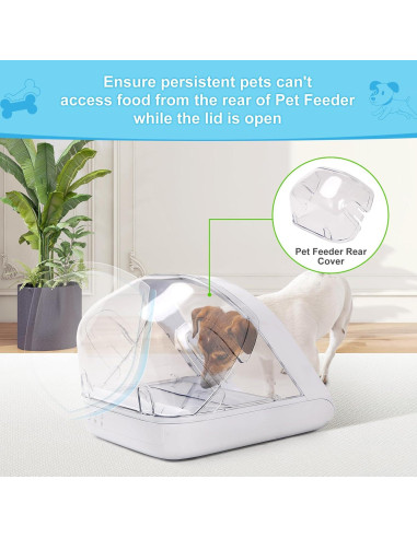 Cubierta Trasera para Comedero de Gato YOIHABV - Previene Robo