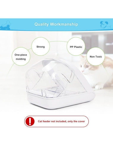 Cubierta Trasera para Comedero de Gato YOIHABV - Previene Robo