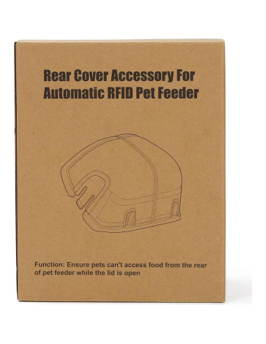 Cubierta Trasera para Comedero de Gato YOIHABV - Previene Robo