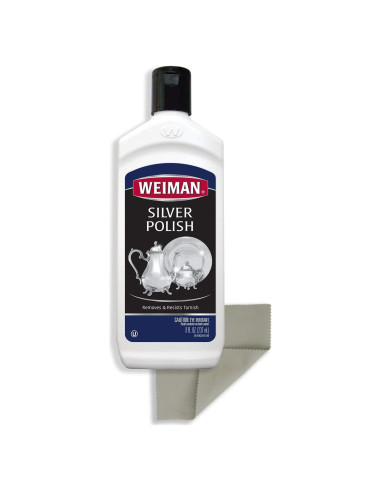 Limpiador y Pulidor de Plata Weiman - 236 ml - Libre de Amoníaco