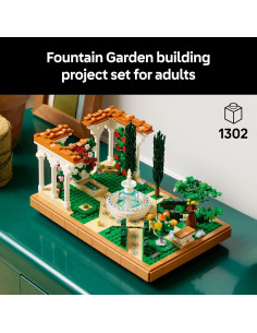 LEGO Icons Fuente Jardín 10359 - Set de Construcción 1,302 Piezas 2