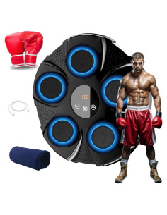 Máquina de Boxeo Musical ZEAL'N LIFE MBM, 9 Modos, LED