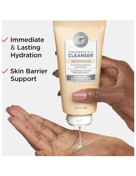 Limpiador Facial IT Cosmetics 150ml Ácido Hialurónico