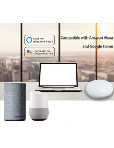 Controlador de Temperatura WiFi Tuya 4 Canales 10A con Sonda