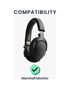 Almohadillas para Auriculares KW-Mobile Marshall Monitor - Negro 2