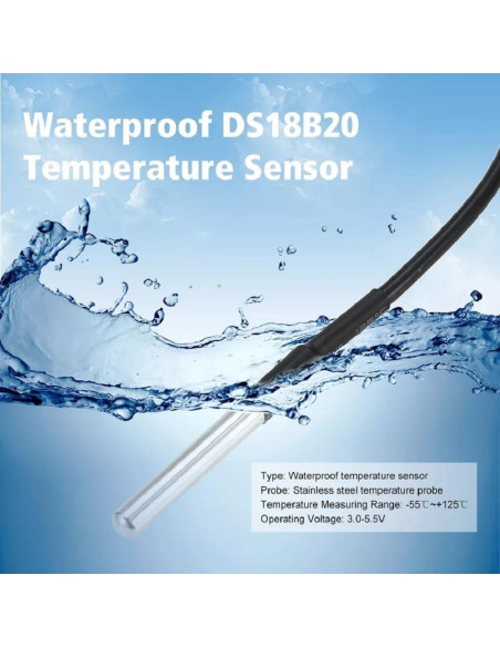 Controlador de Temperatura WiFi Tuya 4 Canales 10A con Sonda