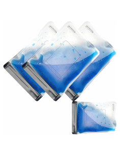 Paquete de 4 Bolsas de Aseo Transparentes ecomanner TSA