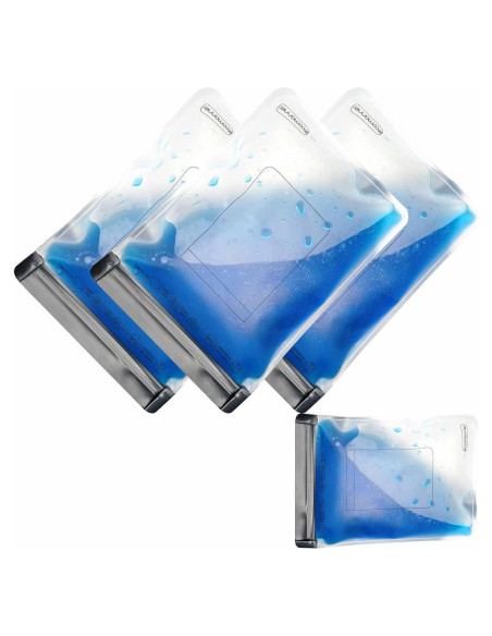 Paquete de 4 Bolsas de Aseo Transparentes ecomanner TSA