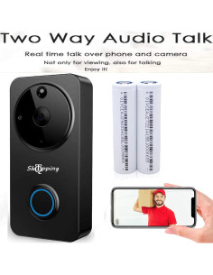 Timbre Inteligente QT VDB10 HD 1080P con Visión Nocturna 2