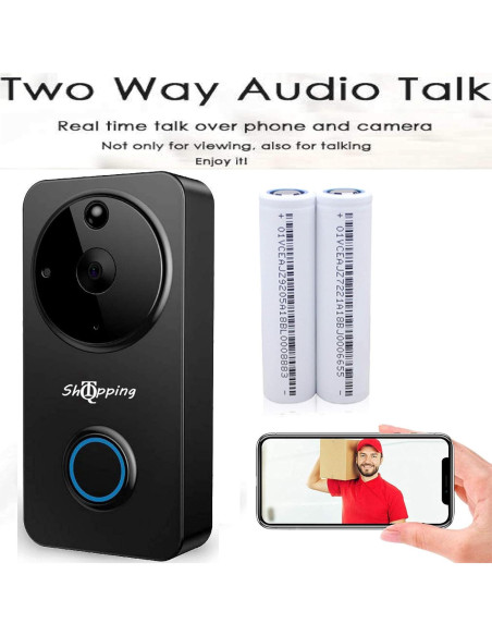 Timbre Inteligente QT VDB10 HD 1080P con Visión Nocturna