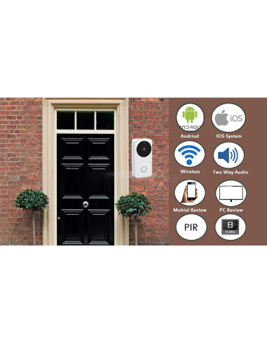 Timbre Inteligente QT VDB10 HD 1080P con Visión Nocturna