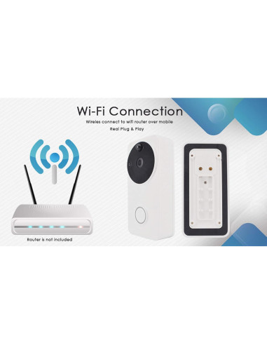 Timbre Inteligente QT VDB10 HD 1080P con Visión Nocturna