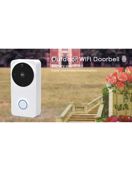 Timbre Inteligente QT VDB10 HD 1080P con Visión Nocturna