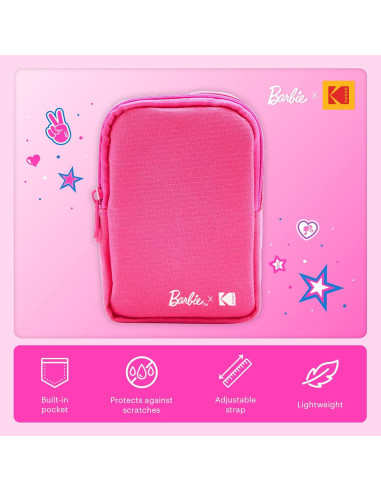 Cámara Digital Instantánea Kodak x Barbie 5MP Bundle Regalo
