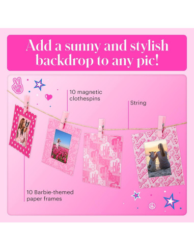 Cámara Digital Instantánea Kodak x Barbie 5MP Bundle Regalo