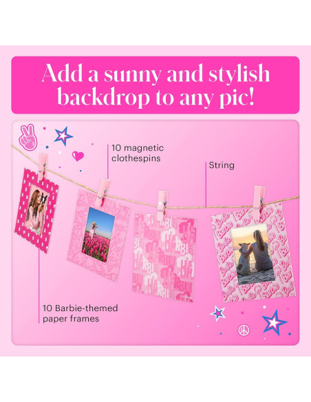 Cámara Digital Instantánea Kodak x Barbie 5MP Bundle Regalo