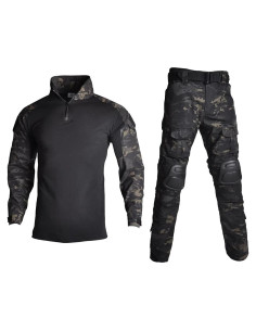 Traje Táctico Militar Lilychan Hombre Camisa y Pantalones