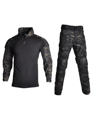 Traje Táctico Militar Lilychan Hombre Camisa y Pantalones