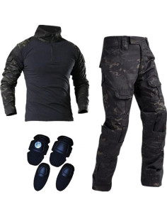 Traje Táctico Militar Lilychan Hombre Camisa y Pantalones 2