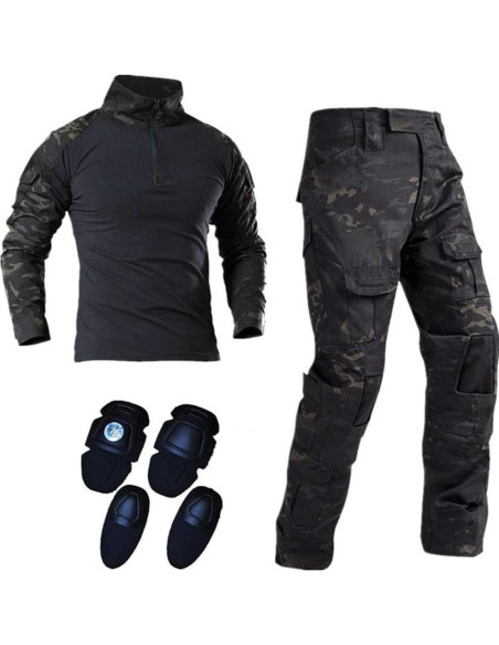 Traje Táctico Militar Lilychan Hombre Camisa y Pantalones