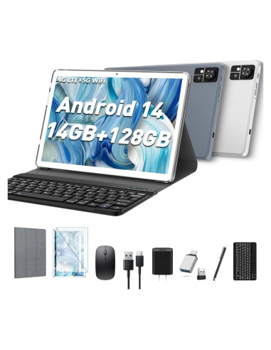 Tableta EITOMIN 10" Android 14 Octa-Core 14GB RAM 128GB