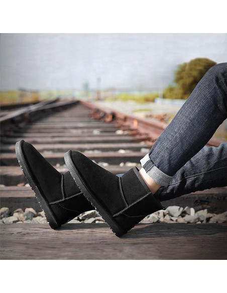 Botas Cortas Impermeables AUSLAND 5654 Negras para Hombre