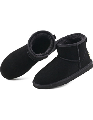 Botas Cortas Impermeables AUSLAND 5654 Negras para Hombre