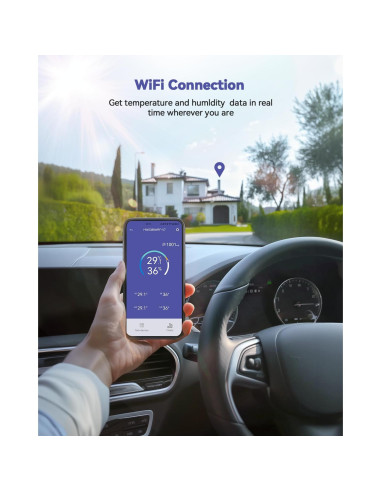 Estación Meteorológica WiFi BALDR con 3 Sensores y Pantalla 7.5"