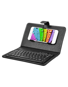 Teclado Bluetooth Plegable Tonysa con Funda Protectora 6-9.5cm