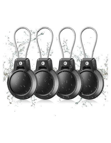 Soporte AirTag Gitfos impermeable - Paquete de 4 fundas