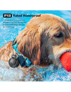 Soporte AirTag Gitfos impermeable - Paquete de 4 fundas 2