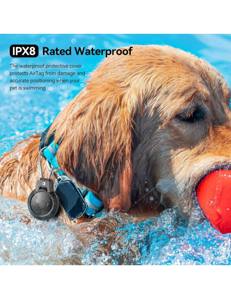 Soporte AirTag Gitfos impermeable - Paquete de 4 fundas