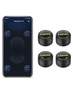 Sistema Monitoreo Neumáticos LEEPEE V101B, 4 Sensores TPMS