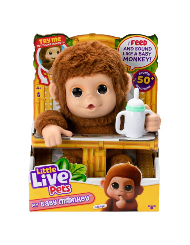 Little Live Pets Bebé Mono Mango - Interactivo y Adorable